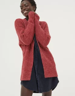 FatFace Sennan Cocoon Cardigan Red