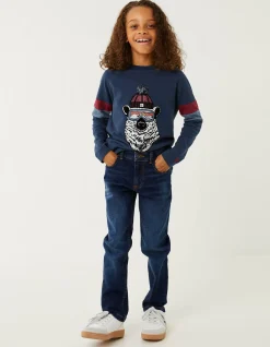 FatFace Seth Slim Jeans Dark Wash Hot