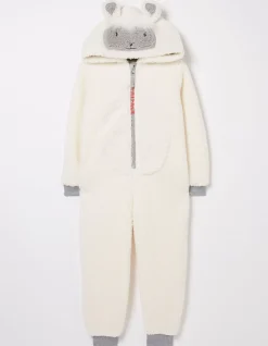 FatFace Shelter Stevie Sheep Onesie Ivory Discount