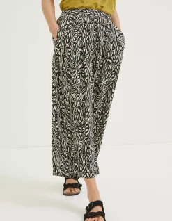 FatFace Shirwell Paint Stroke Trousers Black Hot