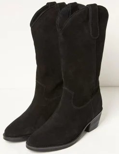 FatFace Sierra Western Mid Length Boot Black Discount