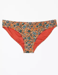 FatFace Sketched Floral Bikini Bottoms Light Orange Sale
