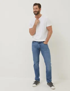 FatFace Slim Authentic Wash Jeans Denim Outlet