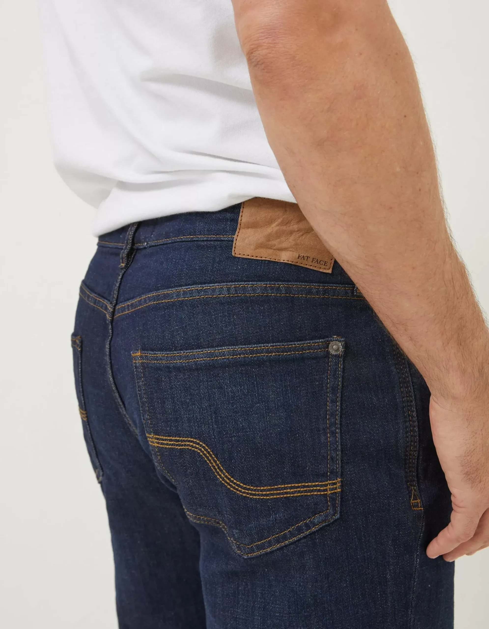 FatFace Slim Dark Vintage Wash Jeans Denim Hot