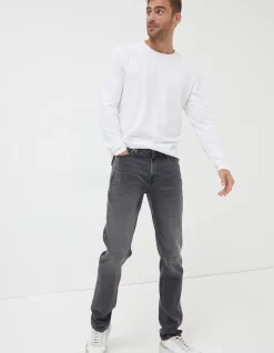 FatFace Slim Fit Jeans Washed Grey Hot