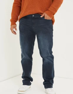 FatFace Slim Fit Jeans Dark Denim Sale