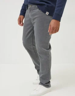 FatFace Slim Salcombe Trousers Grey Sale
