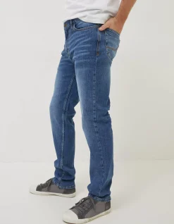 FatFace Slim Stone Wash Jeans Denim Hot