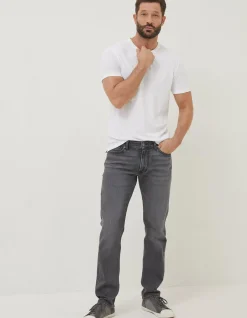 FatFace Slim Wash Jeans Grey Outlet