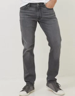 FatFace Slim Wash Jeans Grey Outlet