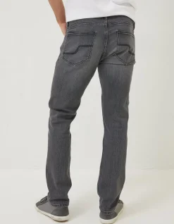 FatFace Slim Wash Jeans Grey Outlet