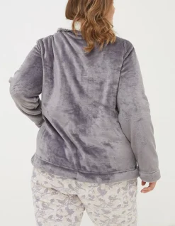 FatFace Snuggle Top Charcoal Grey Online