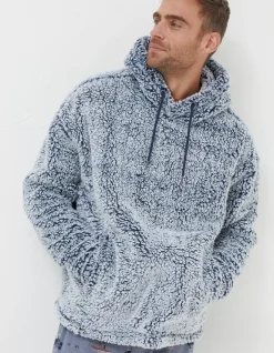 FatFace Sofa Hoodie Winter White Outlet