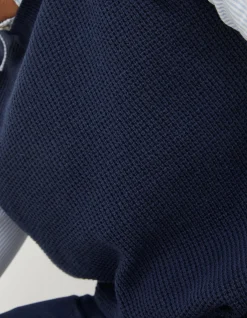 FatFace Southwick Crew Knitted Tank Navy Discount