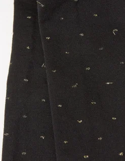 FatFace Sparkle Tights Black Hot