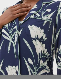 FatFace Spring Blooms Jersey Nightshirt Navy Hot