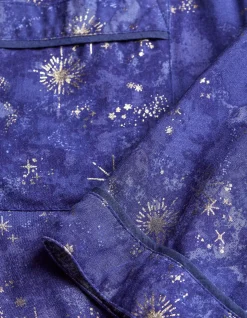 FatFace Star Print Pyjamas Gift Box Set Navy Discount