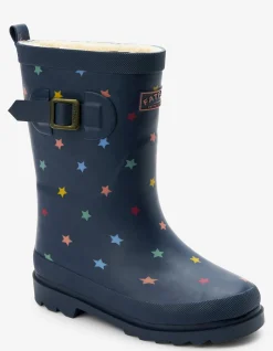 FatFace Star Wellies Navy Discount