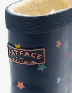 FatFace Star Wellies Navy Discount