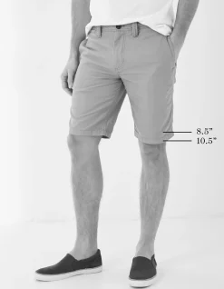 FatFace Stow Flat Front Shorts Dark Stone Hot