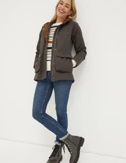 FatFace Sussex Heritage Coat Brown Clearance