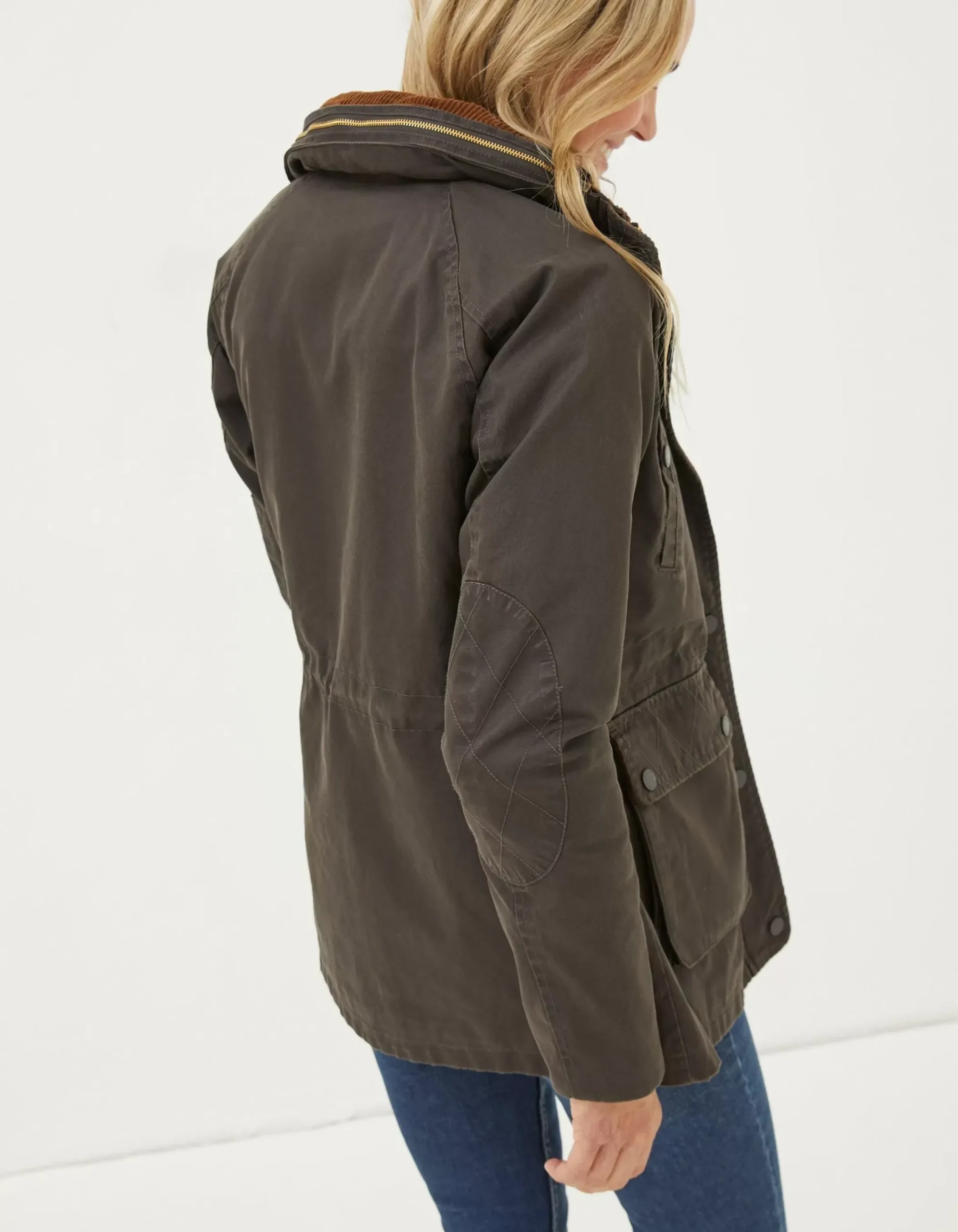 FatFace Sussex Heritage Coat Brown Clearance