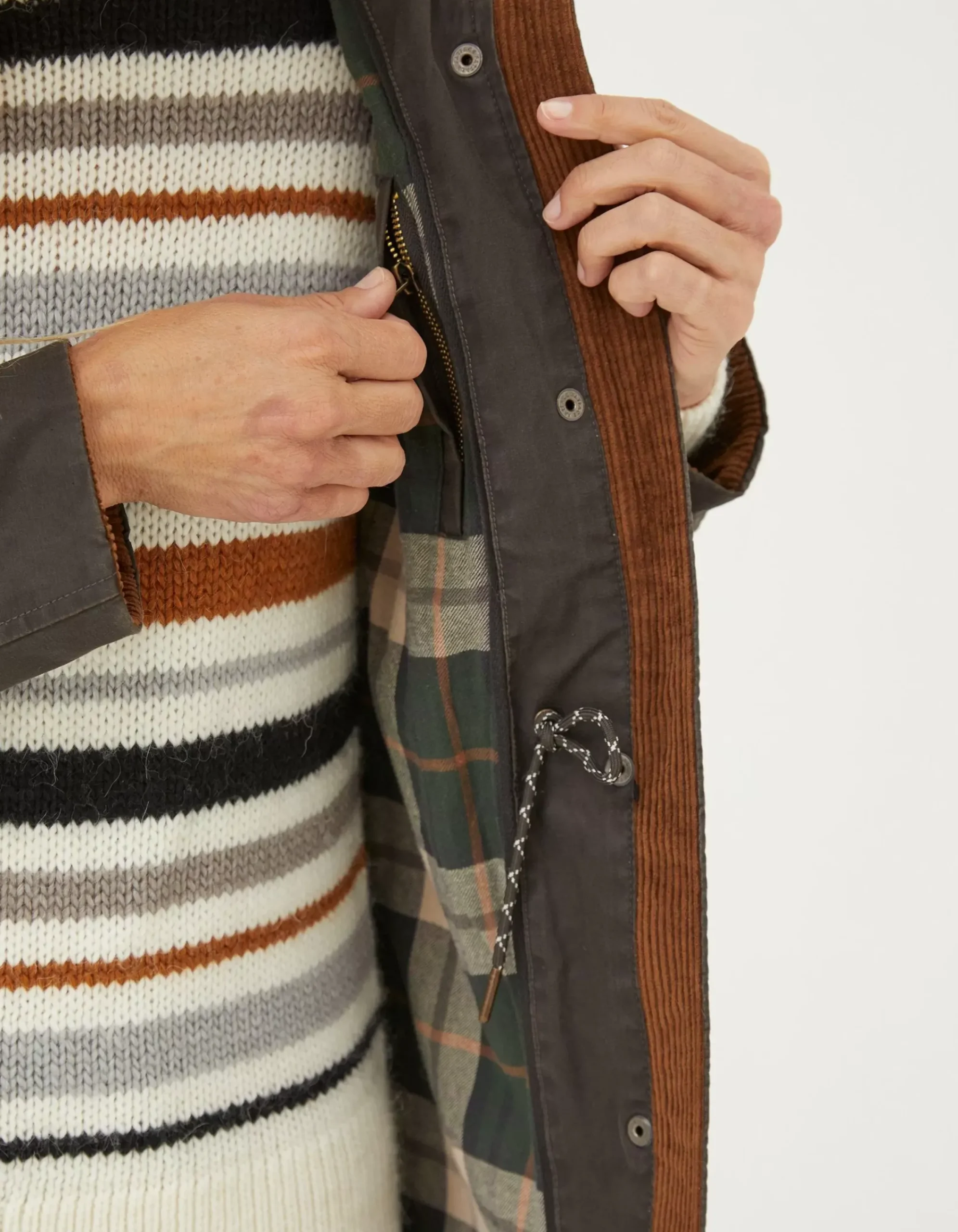 FatFace Sussex Heritage Coat Brown Clearance