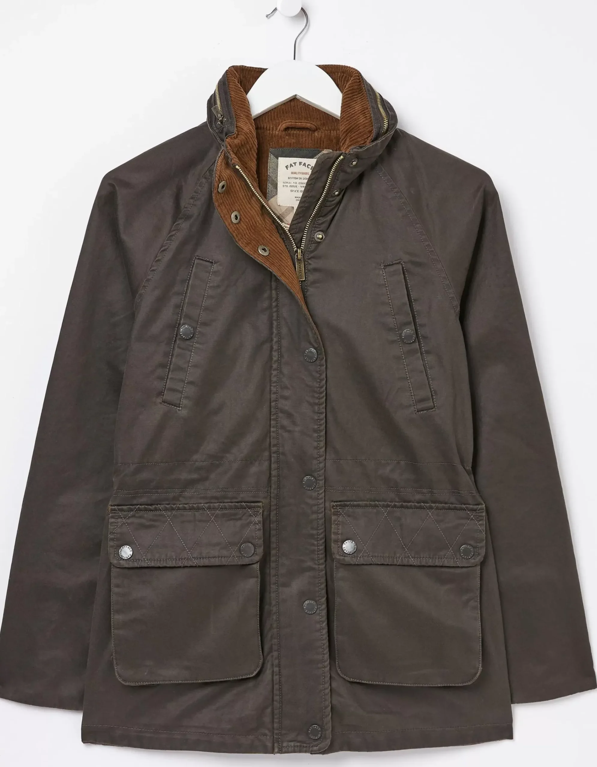 FatFace Sussex Heritage Coat Brown Clearance