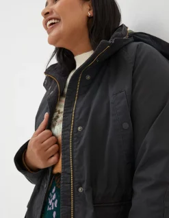FatFace Sussex Heritage Coat Vintage Black Discount