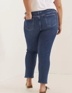 FatFace Sway Slim Jeans Mid Wash New