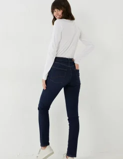 FatFace Sway Slim Leg Comfort Stretch Jeans Dark Blue Sale