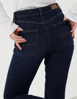 FatFace Sway Slim Leg Comfort Stretch Jeans Dark Blue Sale