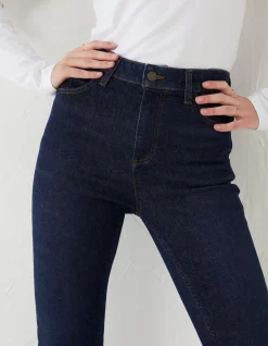FatFace Sway Slim Leg Comfort Stretch Jeans Dark Blue Sale