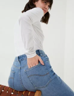 FatFace Sway Slim Leg Comfort Stretch Jeans Vintagepale New