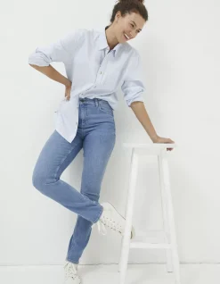 FatFace Sway Slim Leg Comfort Stretch Jeans Vintagepale New