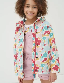 FatFace Tate Blooms Printed Jacket Off White Hot