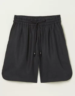 FatFace Tenby Linen Short Black Outlet