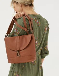 FatFace The Amberly Shoulder Bag Tan Clearance