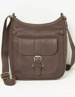 FatFace The Annabelle Shoulder Bag Chocolate Brown Outlet