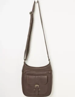 FatFace The Annabelle Shoulder Bag Chocolate Brown Outlet