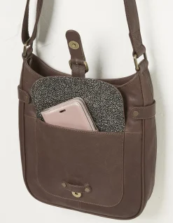 FatFace The Annabelle Shoulder Bag Chocolate Brown Outlet