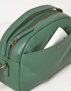FatFace The Callie Crossbody Bag Green Outlet