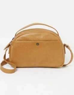FatFace The Callie Crossbody Bag Mustard Clearance