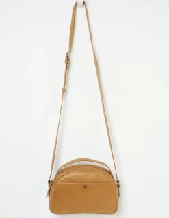 FatFace The Callie Crossbody Bag Mustard Clearance