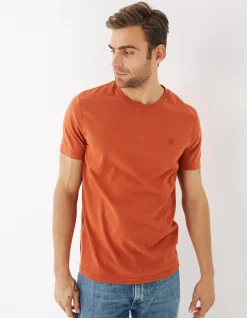 FatFace Three Pack Stripe T-Shirts Rust Red New