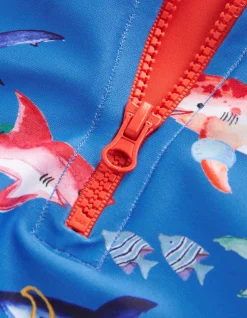 FatFace Three Piece Shark Swim Set Blue Best