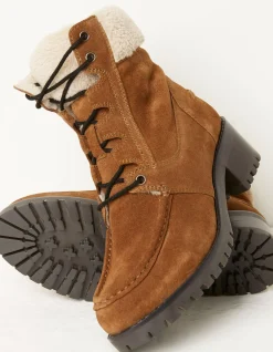 FatFace Tory Apron Ankle Boot Tan Online