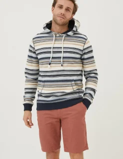 FatFace Trescowe Overhead Hoodie Off White New