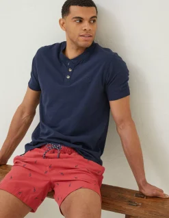 FatFace Trevose Giraffe Swim Shorts Washed Red Best