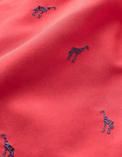 FatFace Trevose Giraffe Swim Shorts Washed Red Best